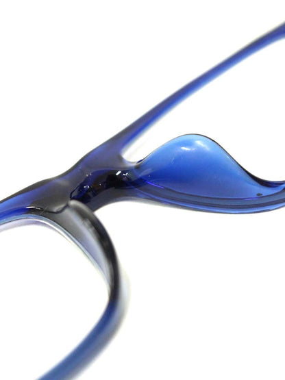 ニューバランス NB09018 メガネ ブルー セルフレーム フルリム スクエアシェイプ ITJUDBV0RJBQ