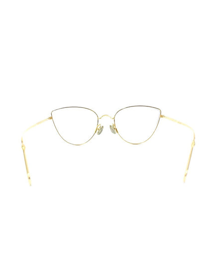アーレム Place Mireille メガネ ゴールド メタルフレーム(合金＋22Kメッキ) フルリム キャットアイ IT1CVMD94HTO