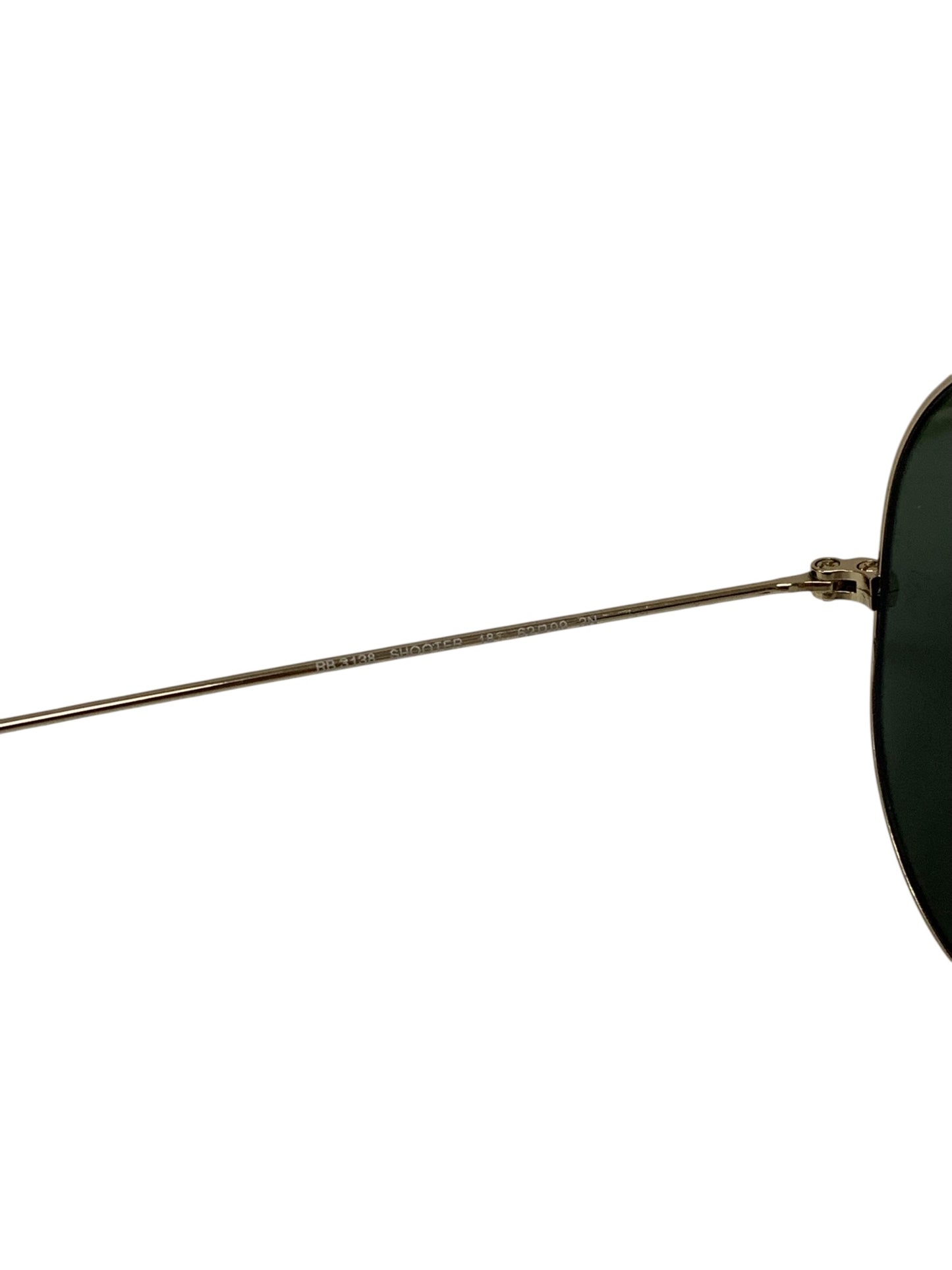 レイバン SHOOTER シューター RB3138 サングラス ゴールド メタルフレーム ティアドロップ パイロット ITLPFYZV9MCY