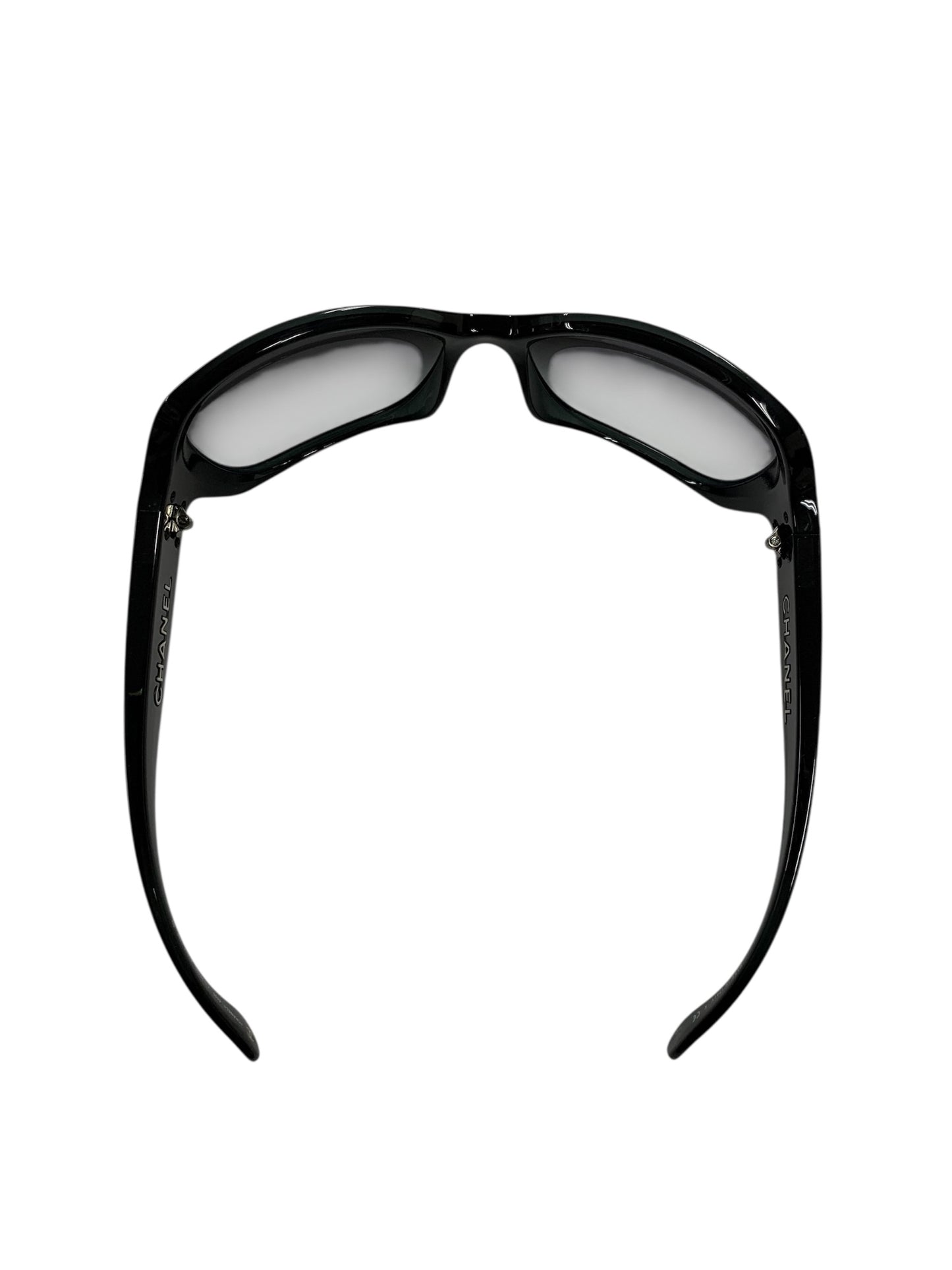 シャネル サングラス 6035 C1129/3C サイドロゴ レクタンギュラー グラデーションレンズ ブラック ITGPV6W47XZC