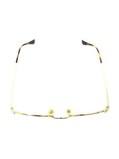 レイバン HEXAGONAL OPTICS RB6448 2500 メガネ ゴールド/ブラウン メタルフレーム フルリム ヘキサゴンシェイプ ITGRSC3NLEME