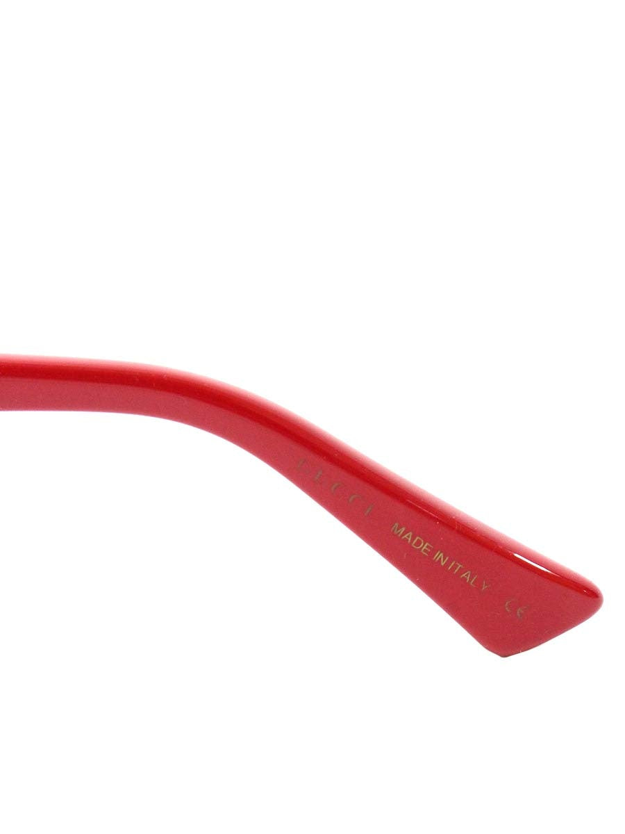 グッチ GG0162OA メガネ ブラウン/レッド/ネイビー セルフレーム スクエア べっ甲柄 ITV37UGVWBDE