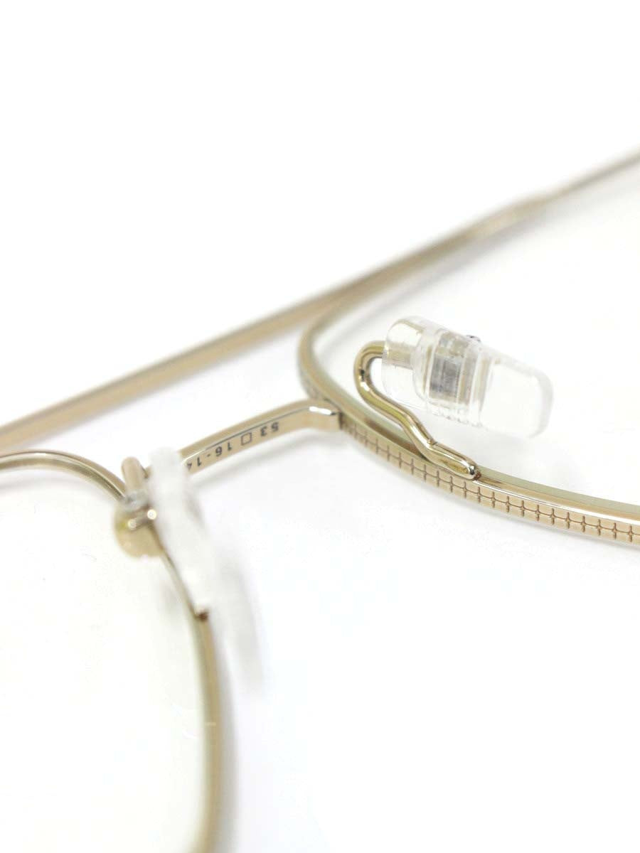 ディータ Lancier LSA-115 DLX115-A-01 メガネ ゴールド メタルフレーム フルリム ツーブリッジ IT4J8S634O7S