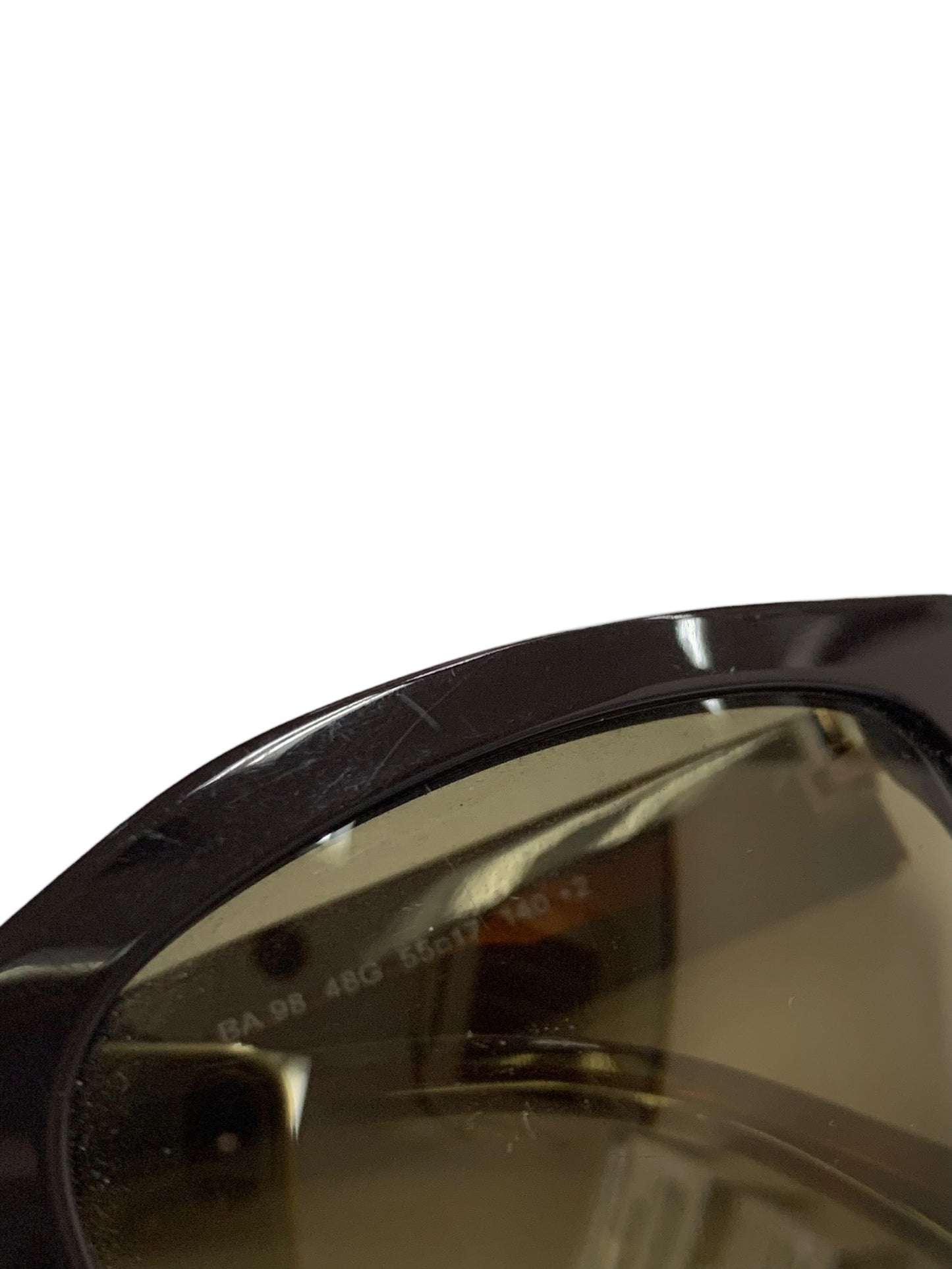 バレンシアガ BA98 48G サングラス ブラウン セルフレーム フルリム ウェリントン IT2N90V3F7T8