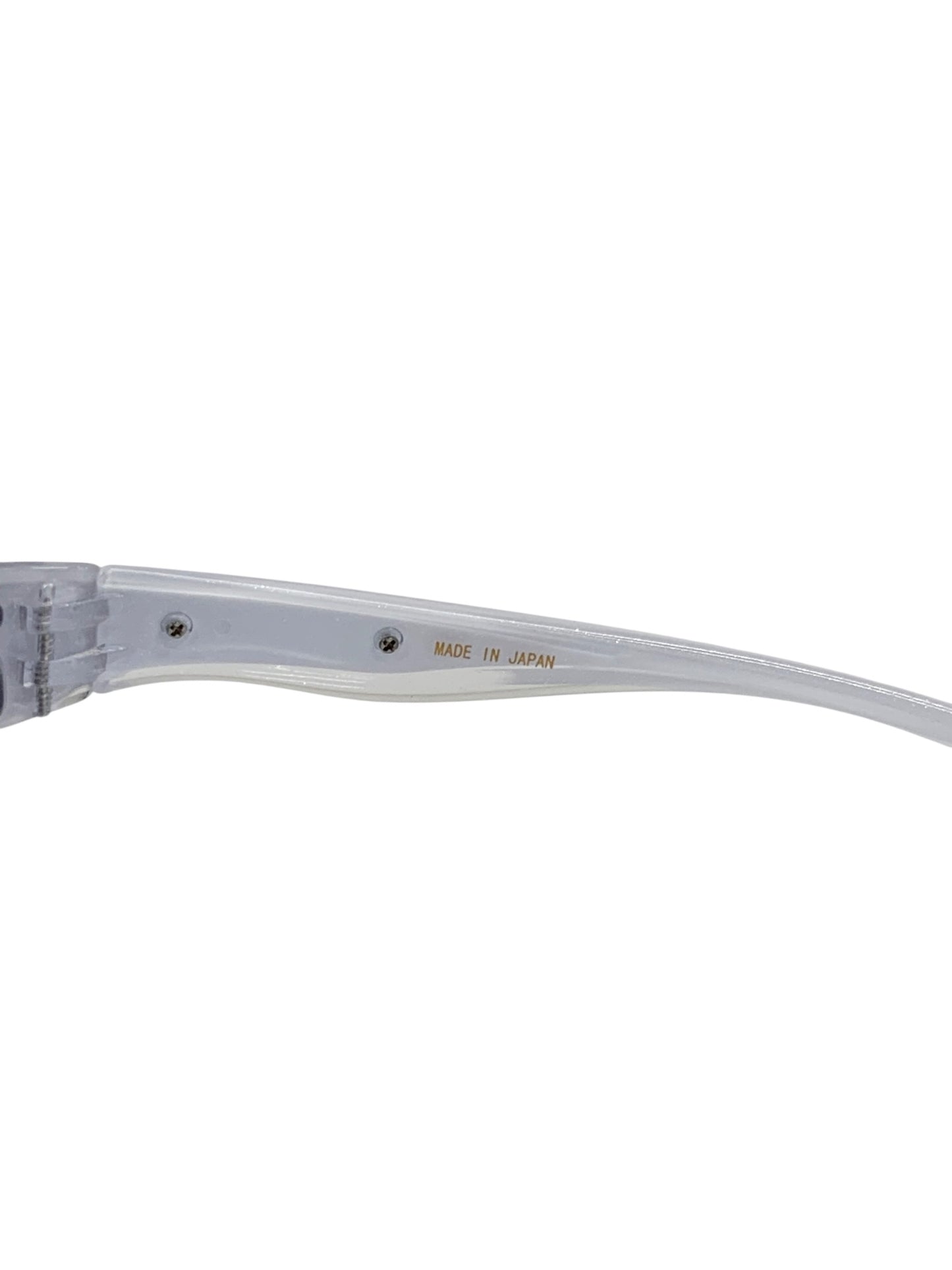 スワンズ LUNA サングラス ホワイト セルフレーム ハーフリム（ナイロール）オーバル（楕円） IT47RKQ5V2PW