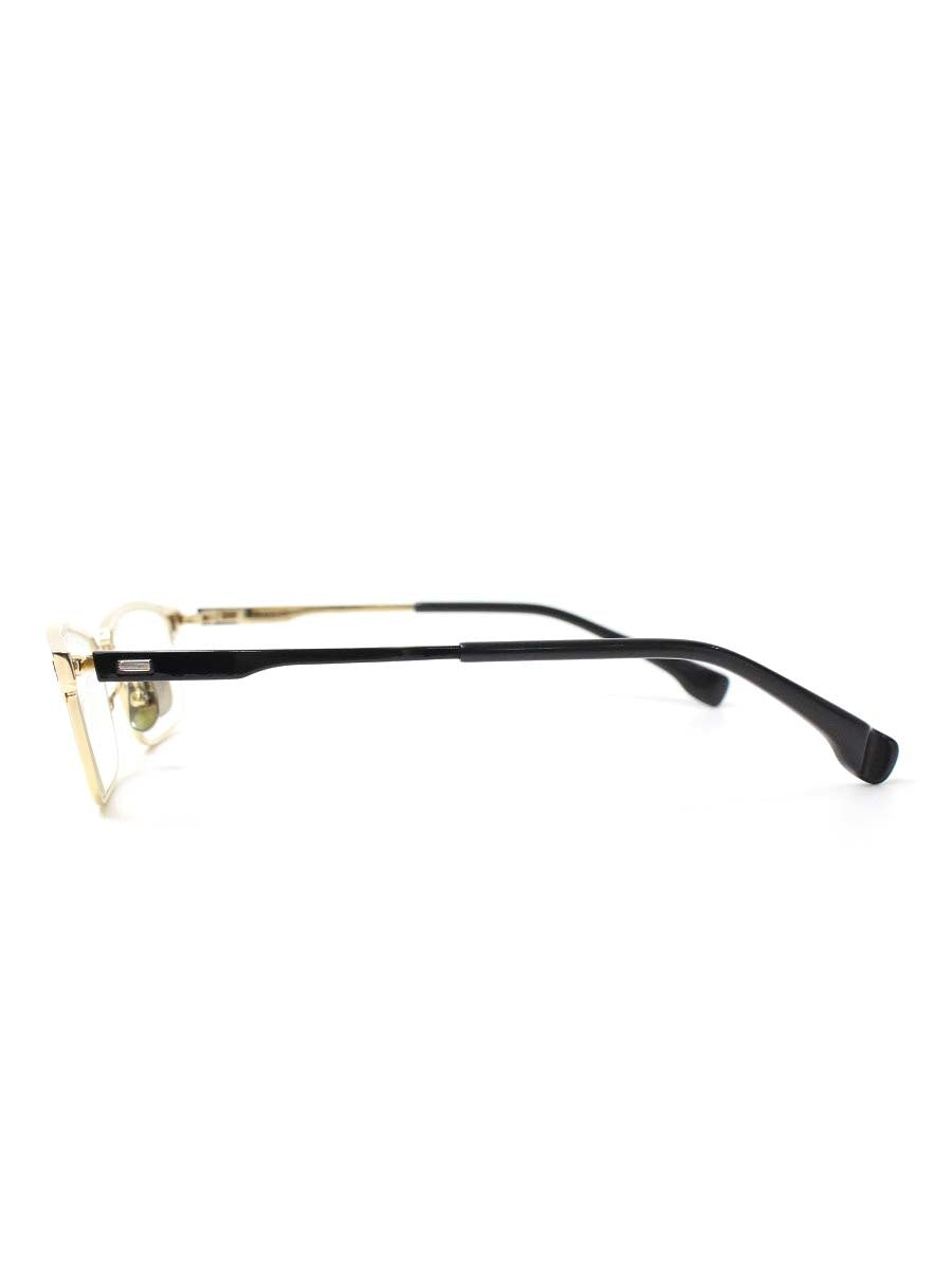 フォーナインズ S-916T メガネ ゴールド/ブラック メタルフレーム フルリム フルメタルサーモントスタイル ITYRPS7CYBE4