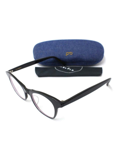 白山眼鏡店 メガネ ブラック セルフレーム フルリム オーバル IT9JF68H7H3W