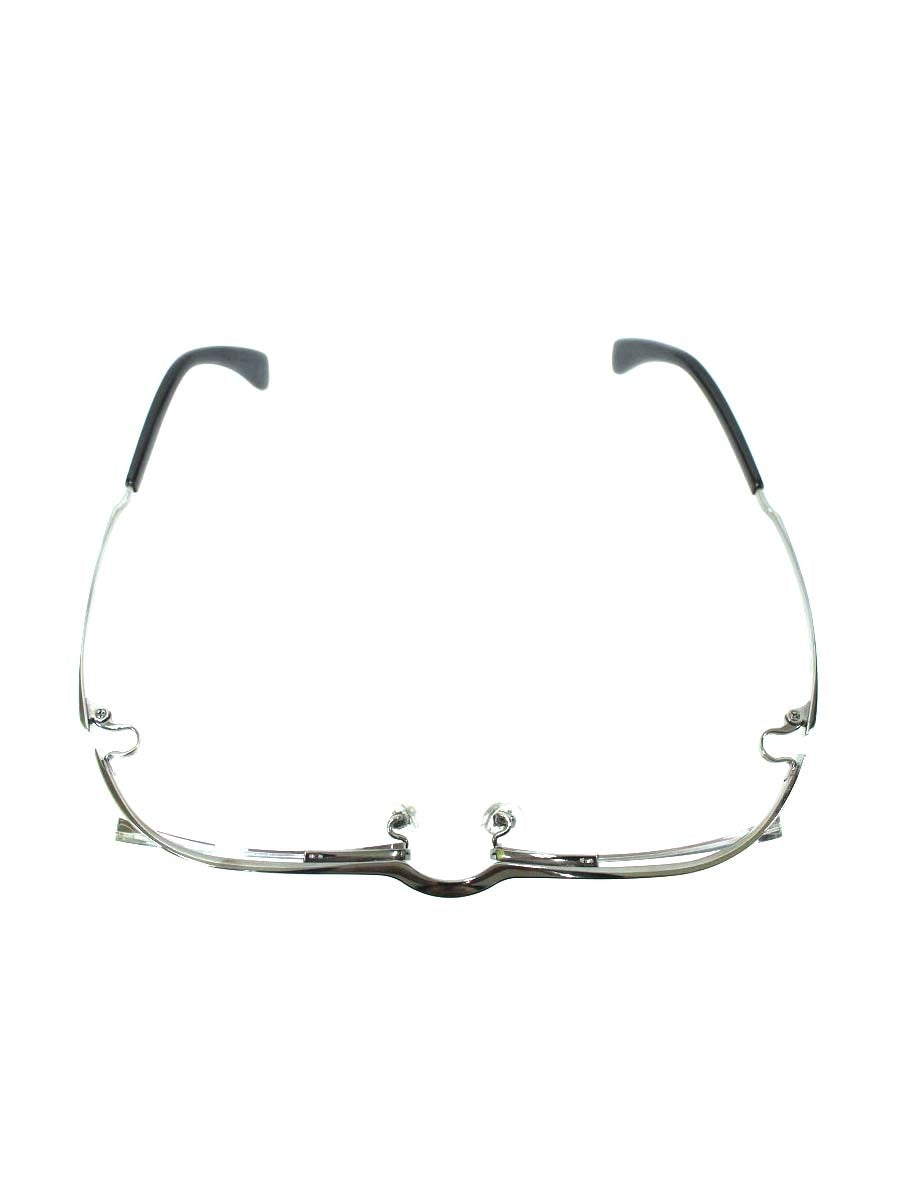 フォーナインズ S-801T メガネ ガンメタル/ブラック メタルフレーム ハーフリム スクエア ITW7G1K447BF