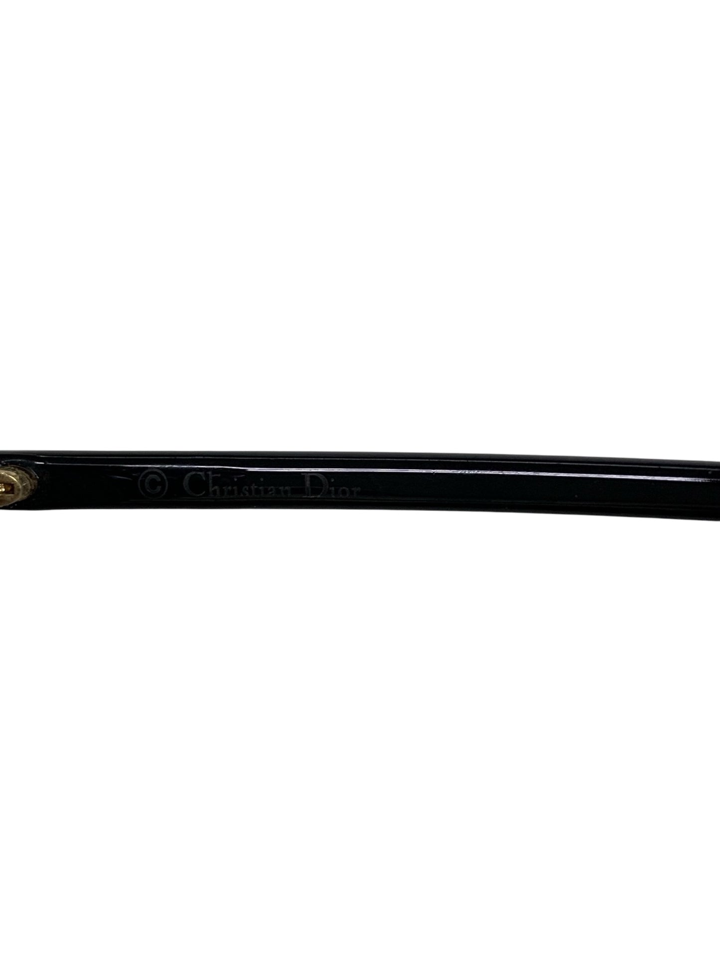 クリスチャンディオール MONTAIGNE n°56F メガネ ブラック スクエア ウェリントン セルフレーム アジアンフィット IT1I29DLLI0K