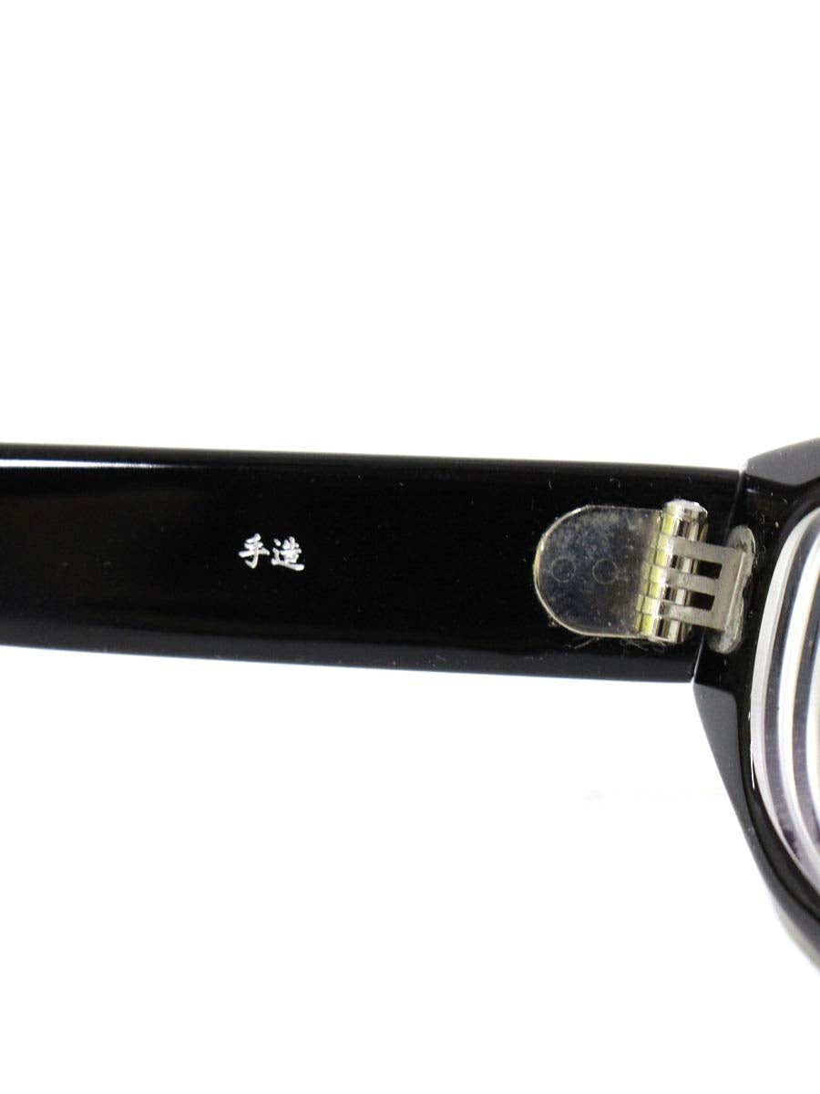 金子眼鏡 T313 メガネ ブラック 小竹長兵衛作 セルフレーム フルリム ITBR42A9KPD3