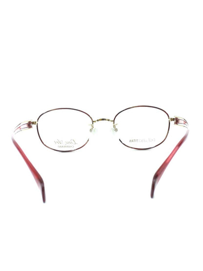 ラインアートシャルマン Vivace XL1603 メガネ ローズ/ゴールド メタルフレーム スクエア ITW2HS5WZFTE