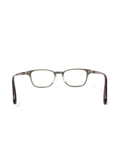 ポールスミス PSE-4001 メガネ ブラック/グレー/レッド セルフレーム フルリム ウェリントン ITQBZR878BDQ