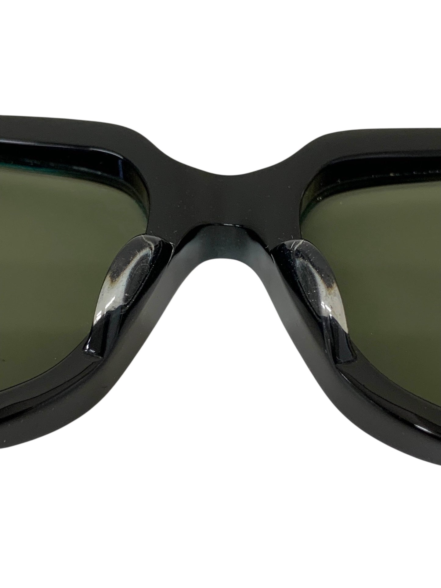 エフェクター 松田優作コラボレーションモデル YUSAKUⅡ サングラス ブラック セルフレーム フルリム スクエア ITCGRXLM944Y