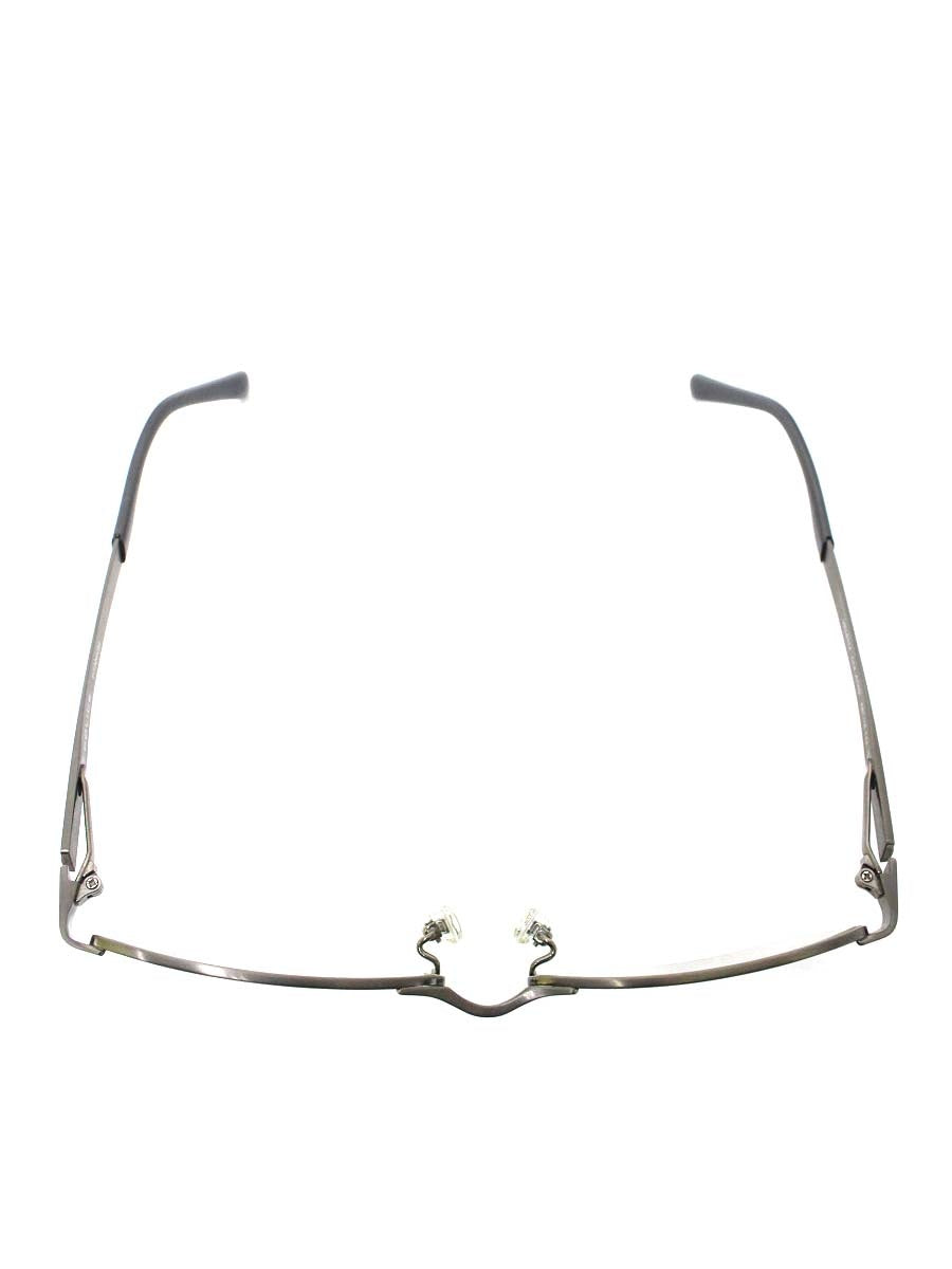 ポリス VPL911J メガネ シルバー/グレー メタルフレーム ハーフリム（ナイロール）スクエア IT98B0Z0N0HZ