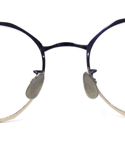 テイラーウィズリスペクト bagua メガネ ネイビー/ゴールド バグア チタニウムフレーム フルリム ボストン ITTKOYQSASOA