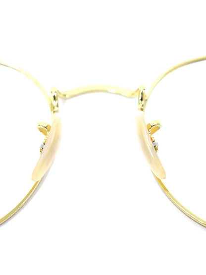 レイバン RB3447V メガネ ゴールド/ブラウン ラウンド メタル オプティクス ITVGRBAVDRZ1