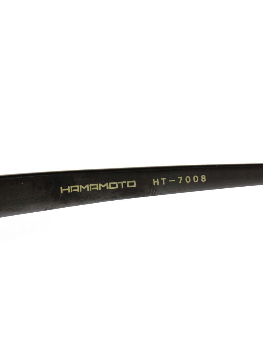 ハマモト HT-7008 メガネ メタルブラック メタルフレーム フルリム スクエア ITIHORXRTXMQ