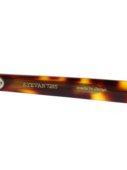 アイヴァン7285 340MR(48) メガネ ブラウン メタルノーズ べっ甲柄 セルフレーム フルリム ボストン ITJH091LM700