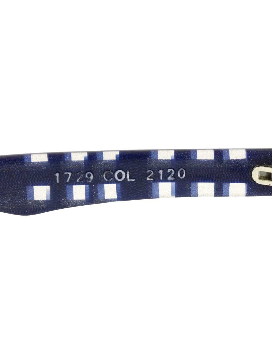 アランミクリ 1729 メガネ ブルー セルフレーム フルリム スクエア COL.2120 IT42YZTSTV2K