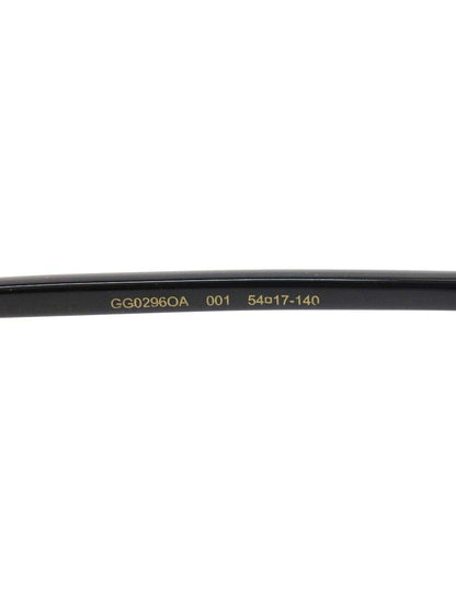 グッチ GG0296OA メガネ ブラック スクエア アジアンフィット ITUL29IEXQ14