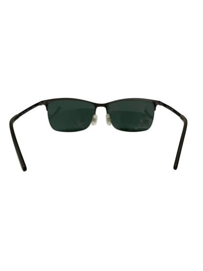 ポリス SPL746J サングラス グレー メタルフレーム ハーフリム スクエア IT2K8QQLVLOU