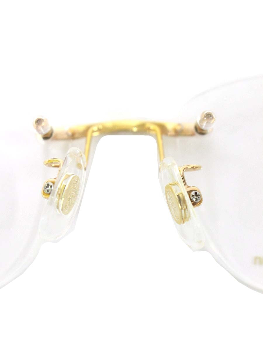 グラスパートナー 池坊 C-3 限定販売モデル IB-005 メガネ ローズGP/K18 ITGNGKIB224T