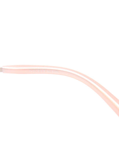 オーマイグラス東京 ナイスリー by フィッティ FT-137 メガネ ピンク/シルバー メタルフレーム オーバル ITS7CQKNHWUM