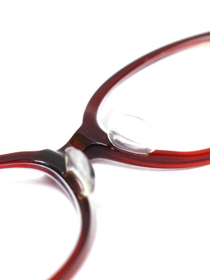 フォーナインズ NPM-71 メガネ レッド/ゴールド チタン プラスチック コンビフレーム フルリム オーバル IT6KUCKXMWU8