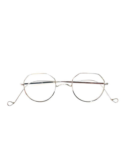 めがね舎ストライク SPM メガネ シルバー メタルフレーム フルリム クラウンパント IT7W8KAV0XKG