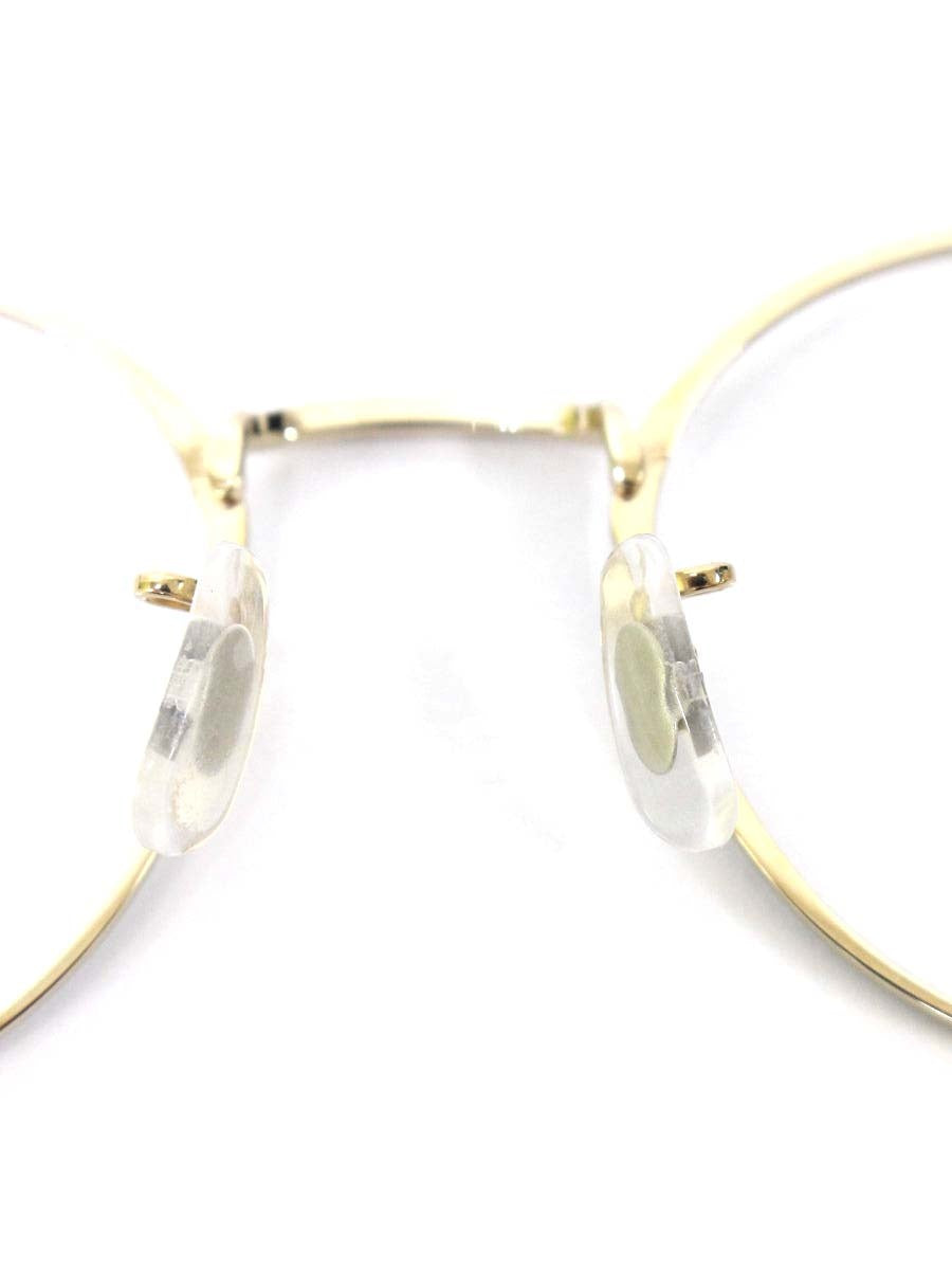 アンティミテ INE-5000 メガネ ディープアイボリー/ゴールド INTIMITE BY EYEVAN アイヴァン メタルフレーム フルリム ラウンド ITBAO1LU8EG0