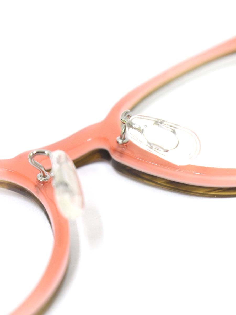 アンティミテ INE-2013 メガネ オリーブピンク（ブラウン/ピンク） INTIMITE BY EYEVAN アイヴァン セルフレーム フルリム ラウンド ITCE4EC8WFVG