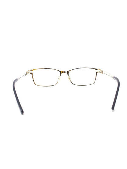 ポリス VPLD61J メガネ マットダークブルー メタルフレーム スクエア IT68JXSKZG7C