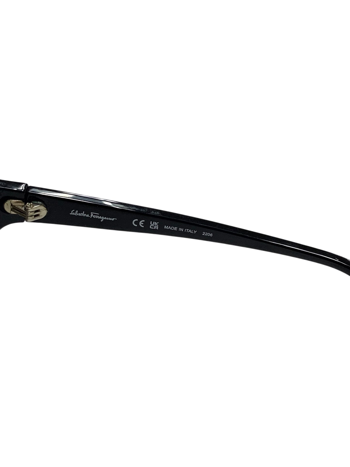 フェラガモ SF1018S サングラス ブラック セルフレーム フルリム ウェリントン IT89EKCBAY84