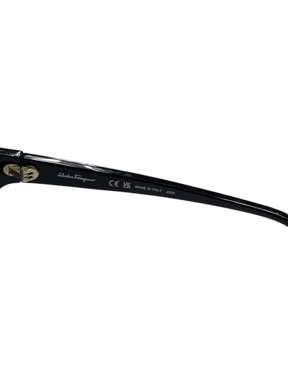 フェラガモ SF1018S サングラス ブラック セルフレーム フルリム ウェリントン IT89EKCBAY84