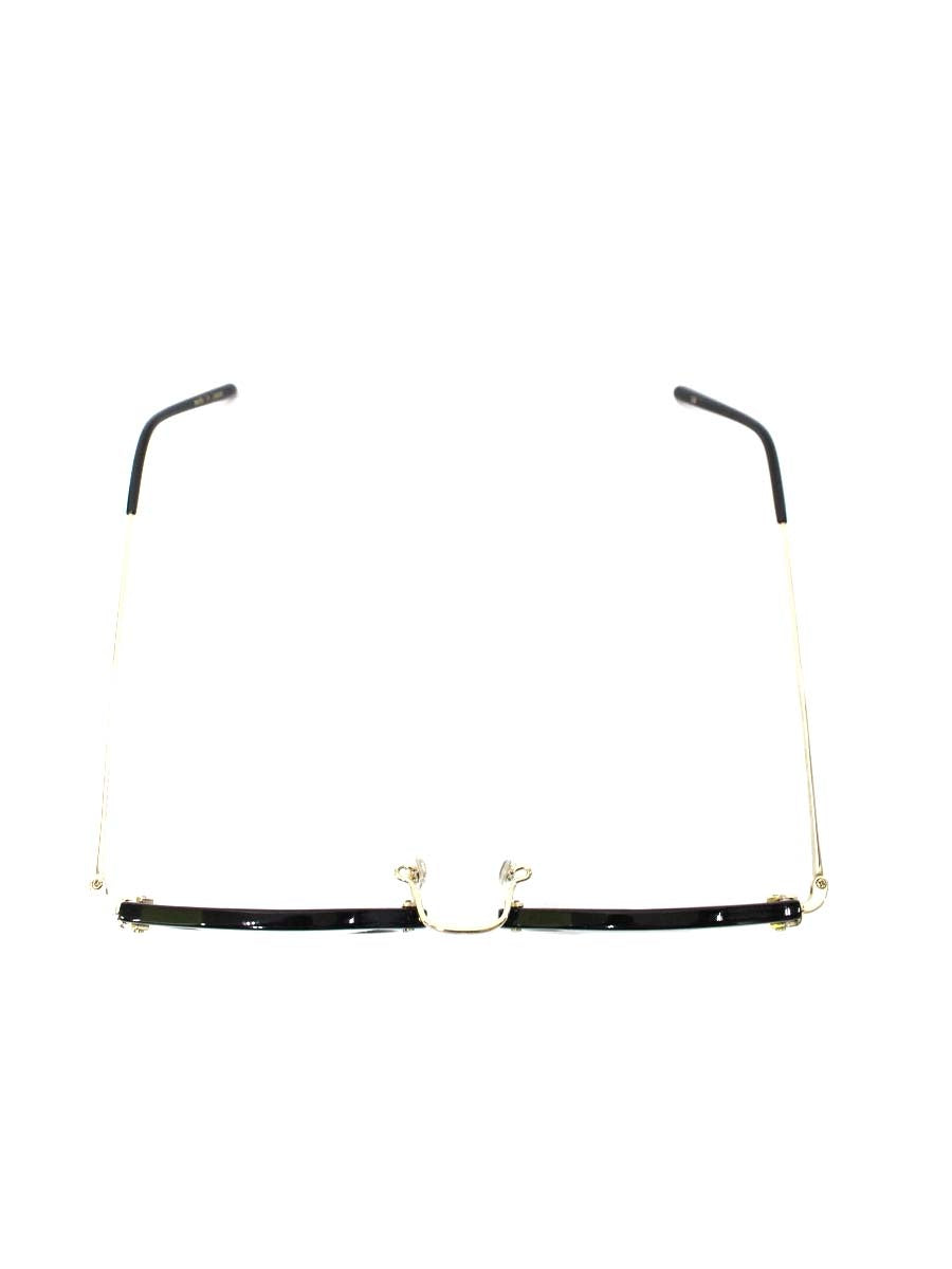 アイヴァン E-0505 メガネ ブラック/ゴールド コンビフレーム フルリム ボストン ITUQRGTLJBE8