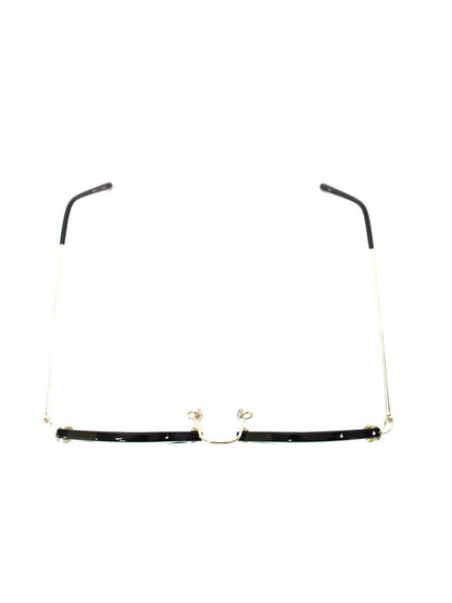 アイヴァン E-0505 メガネ ブラック/ゴールド コンビフレーム フルリム ボストン ITUQRGTLJBE8