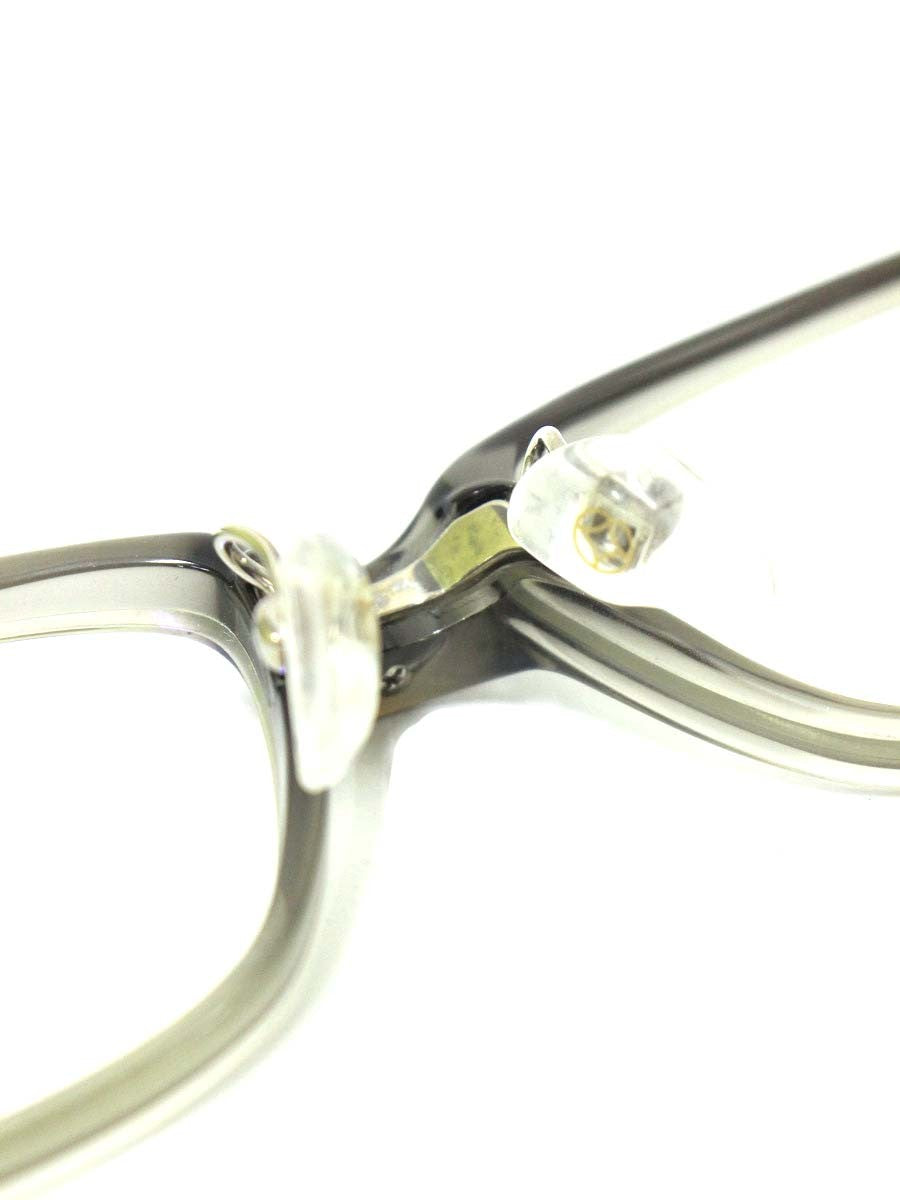 フォーナインズ NP-16 メガネ クリアグレー セルフレーム フルリム スクエア COL.88 ITCP76QN2GRO