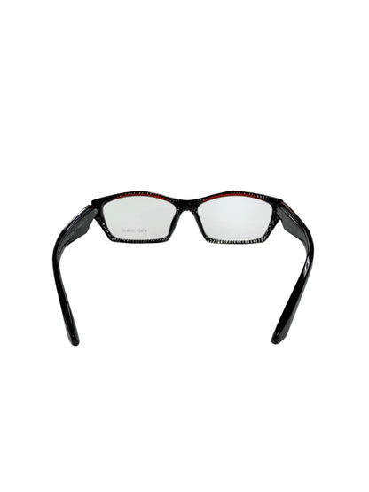 アランミクリ A03525 001 メガネ ブラック Pointillee black  transparent red ITXOTVW7XBAK