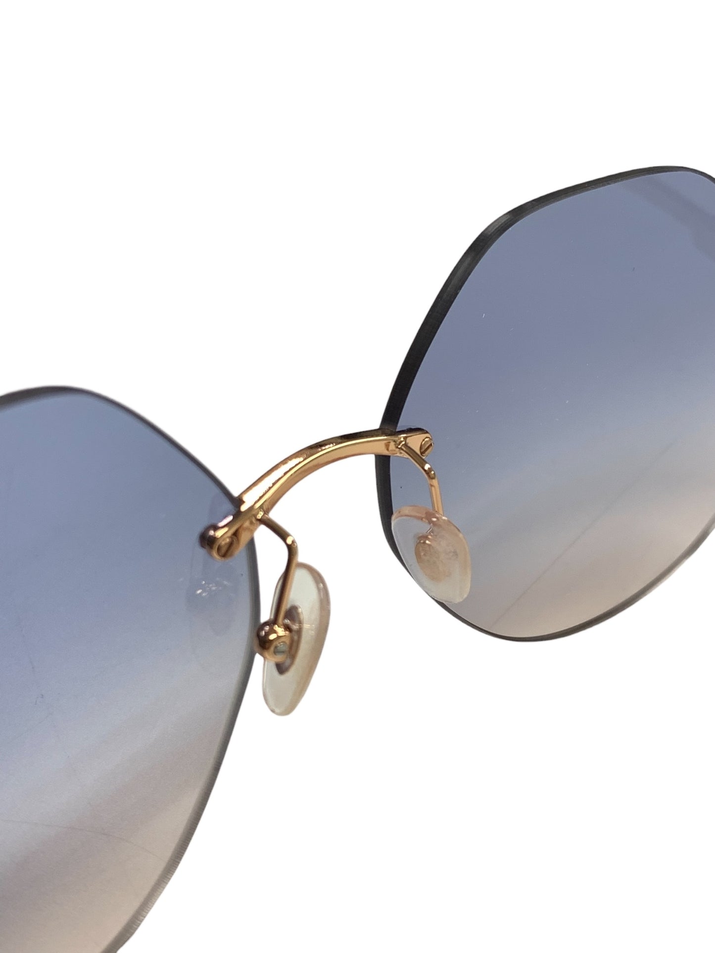 ティファニー New Women Sunglasses TF3077 6160/16 サングラス ゴールド リムレス ティアドロップ 2021 ITYJQK0489OW