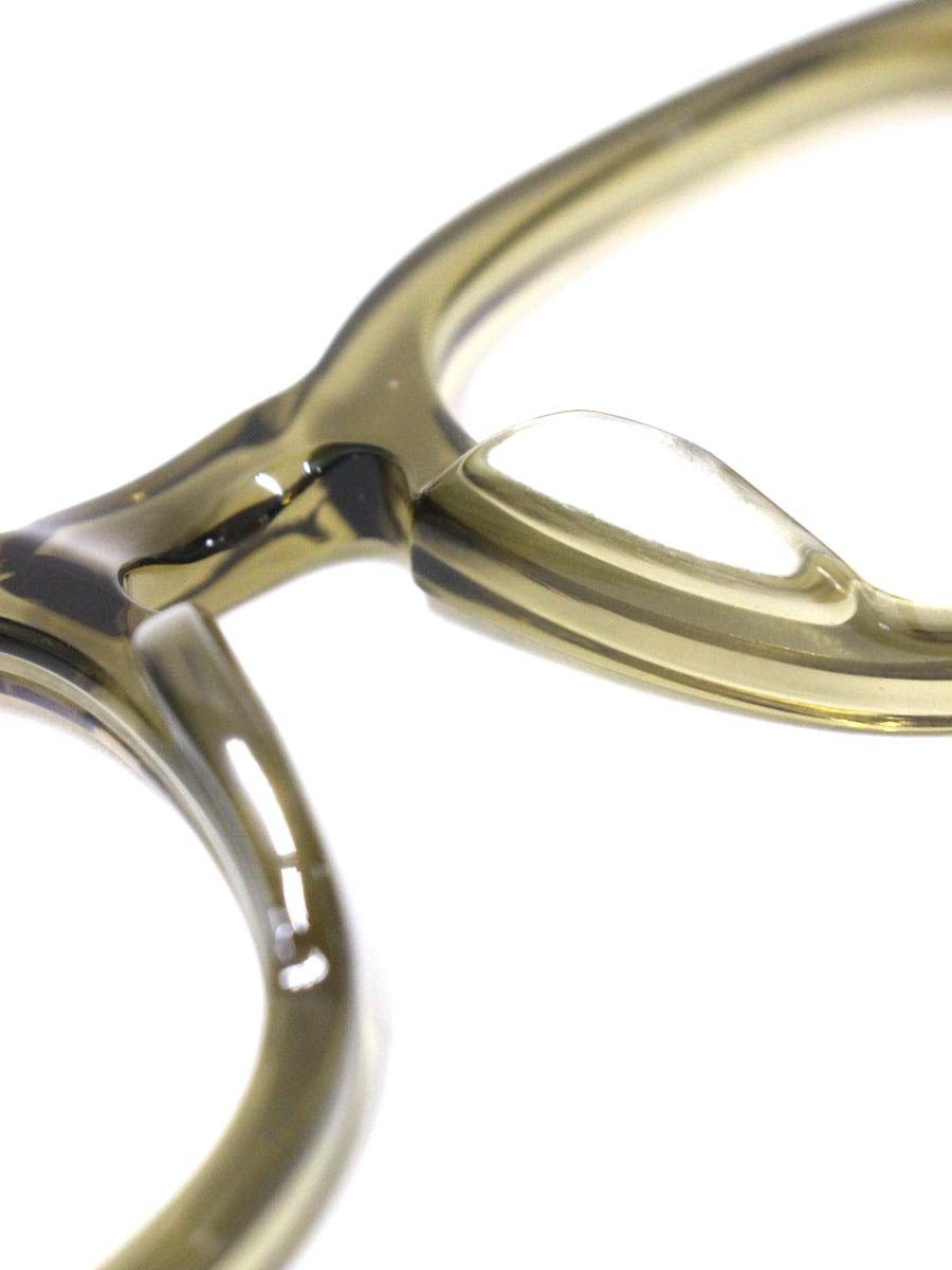 ジュリアスタートオプティカル JULIUS TART OPTICAL × Continuer AR 46 - OLIVE / LIMITED メガネ カーキブラウン セルフレーム フルリム ウェリントン ITFYYNLYW5F4