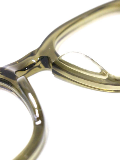 ジュリアスタートオプティカル JULIUS TART OPTICAL × Continuer AR 46 - OLIVE / LIMITED メガネ カーキブラウン セルフレーム フルリム ウェリントン ITFYYNLYW5F4
