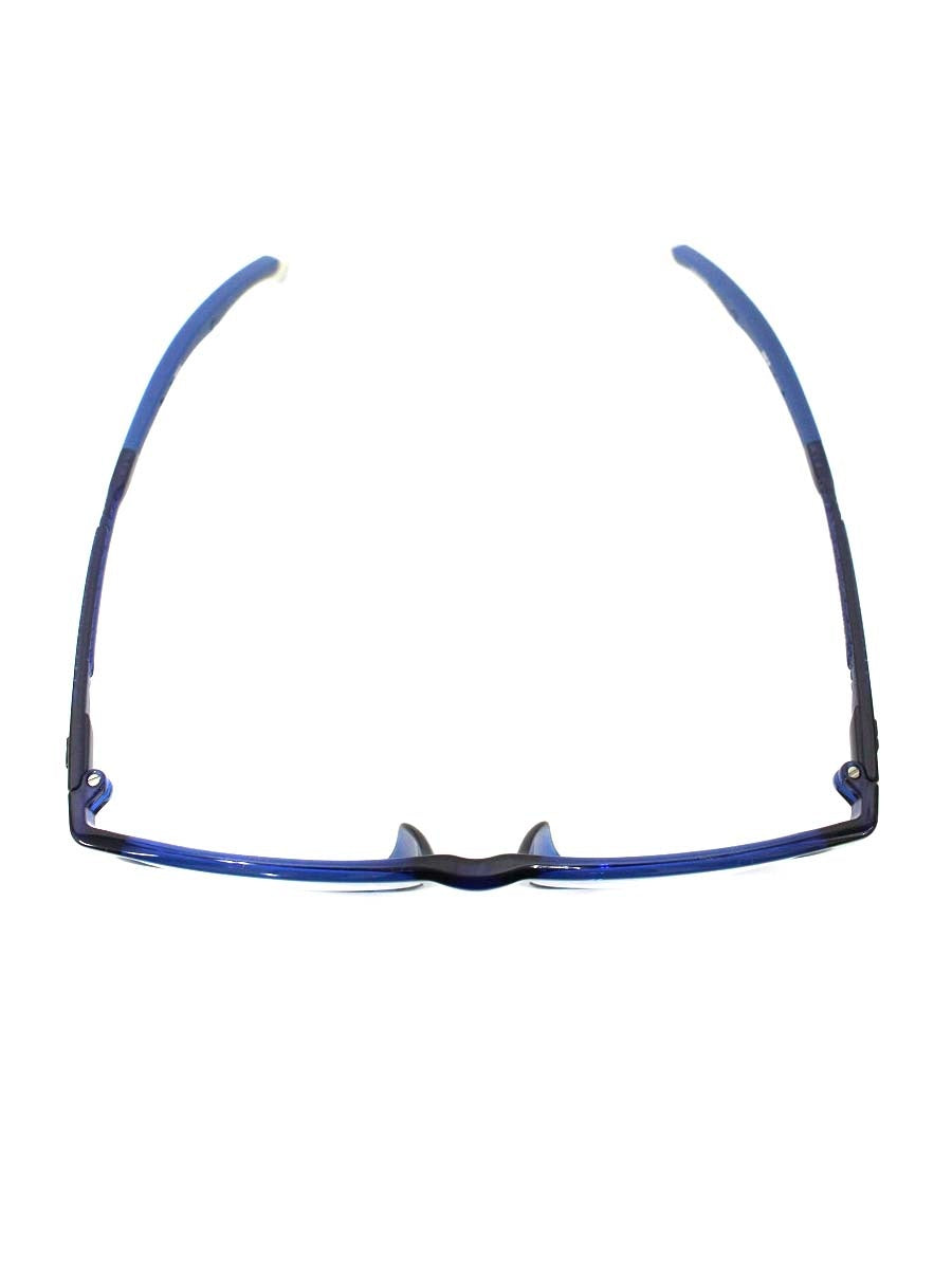 ニューバランス NB09018 メガネ ブルー セルフレーム フルリム スクエアシェイプ ITJUDBV0RJBQ