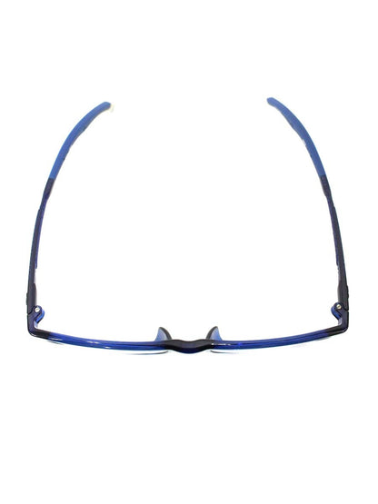 ニューバランス NB09018 メガネ ブルー セルフレーム フルリム スクエアシェイプ ITJUDBV0RJBQ