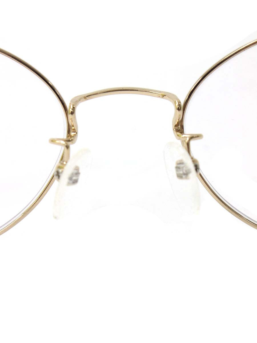 プロポ ROSA メガネ ブラウン/ゴールド メタルフレーム フルリム オーバル ITXWG542DC63
