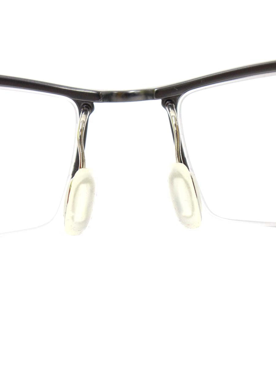 ケン・オクヤマ アイズ KO-113 メガネ メタルシルバー メタルフレーム ハーフリム カールトンタイプ IT0WCLTEFMUS