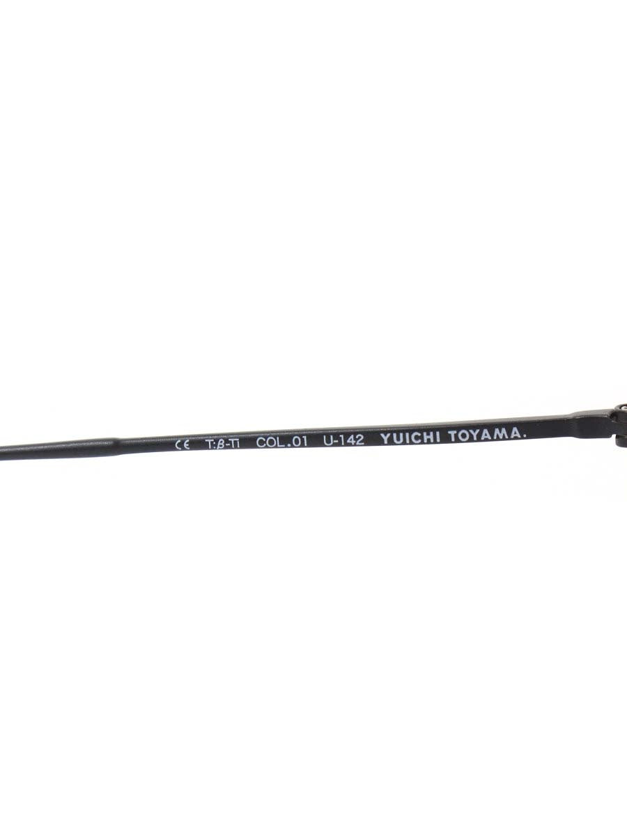 ユウイチトヤマ V.Reich U-142 メガネ ブラック チタン×アセテートフレーム 多角形型 ITOC2ERNAPTS