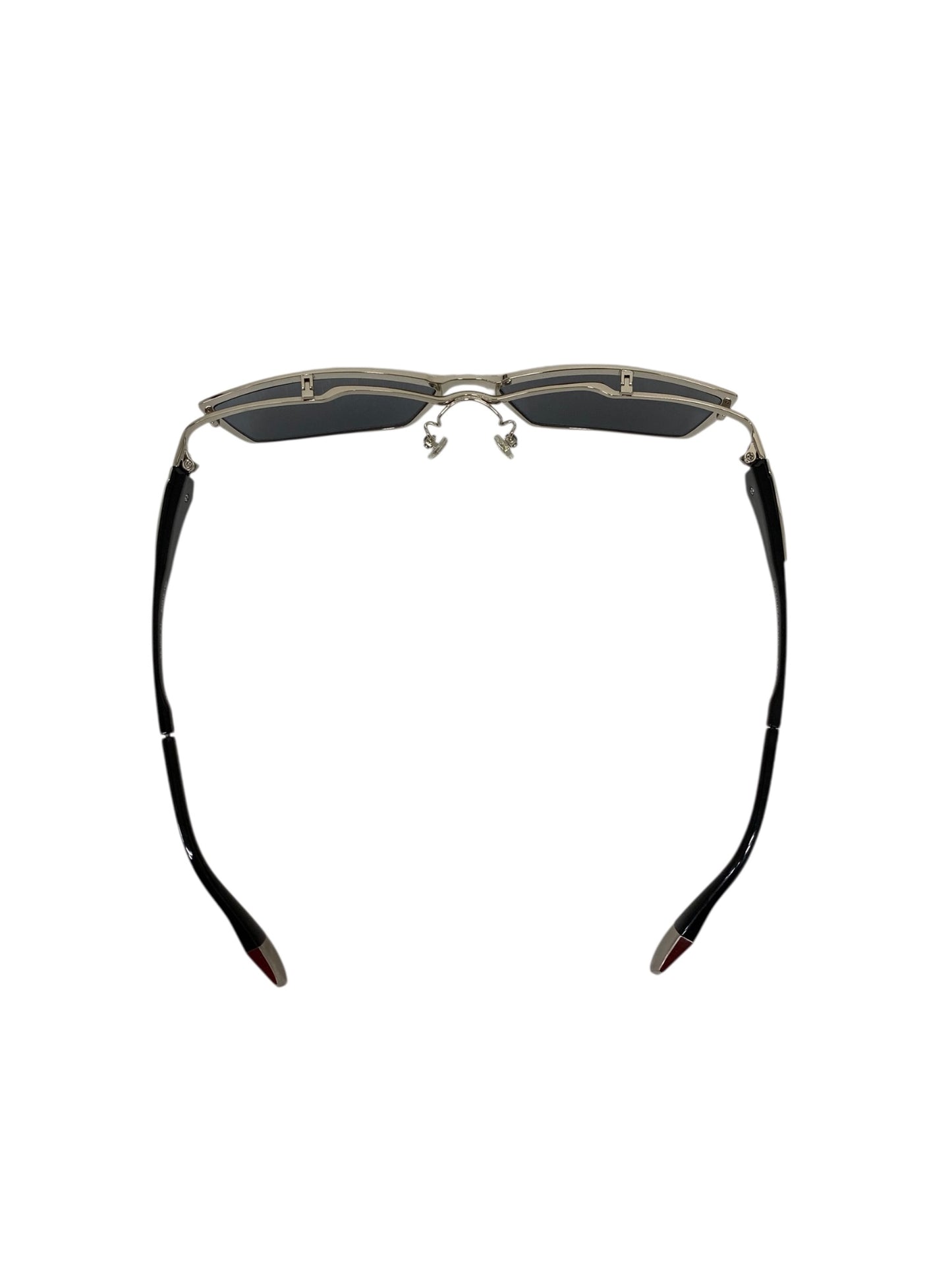 サムライ翔 SS-U902 メガネ シルバー フリップアップ ITT5GVV9KRTC