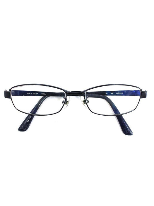 ポリス VPL754J メガネ ブラック メタルフレーム フルリム スクエア ITO527OPPDIO