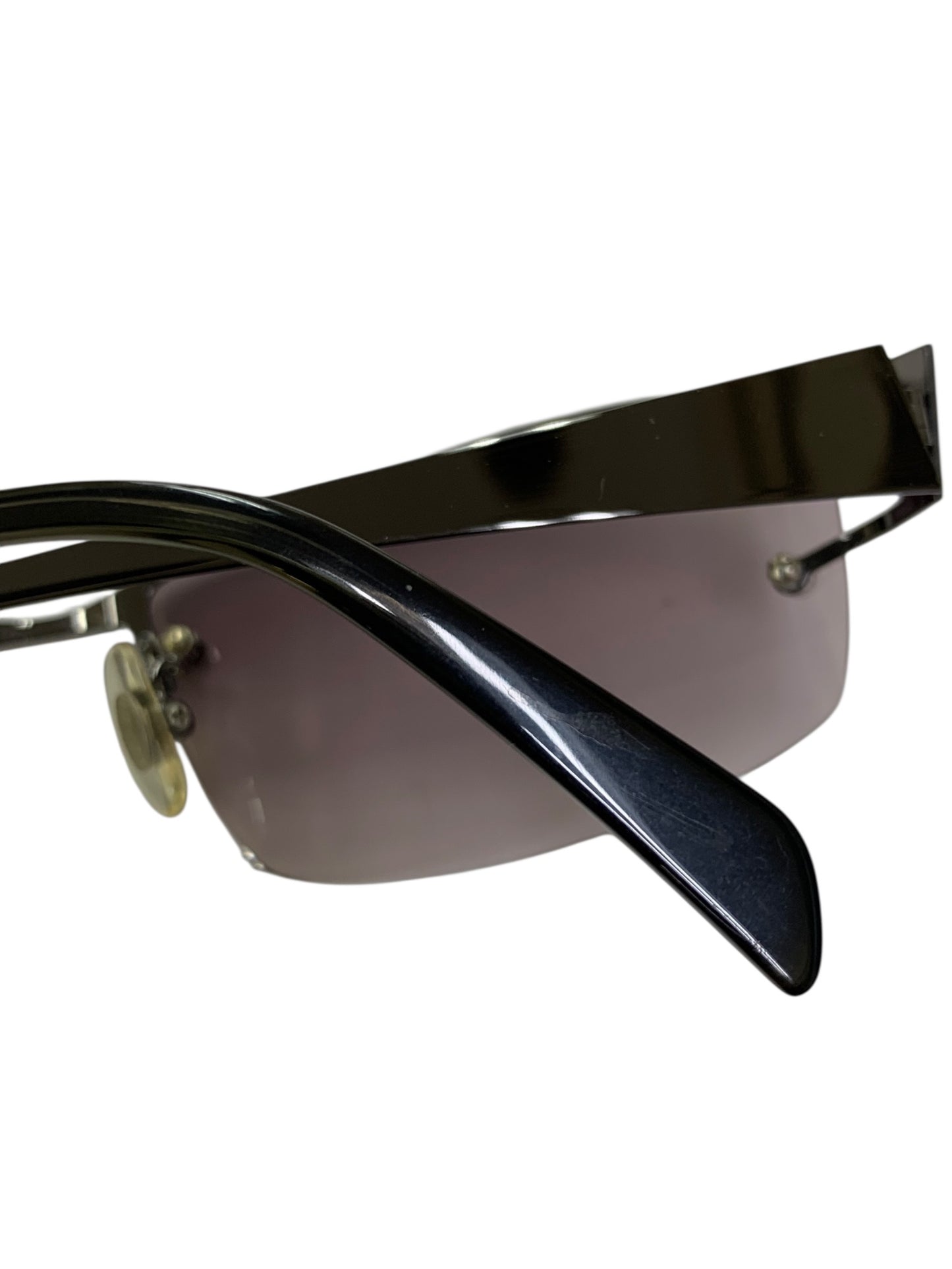 ポリス S8356J サングラス シャイニーガンメタル メタルフレーム リムレス オーバルスクエア IT7WVSCCFJTW