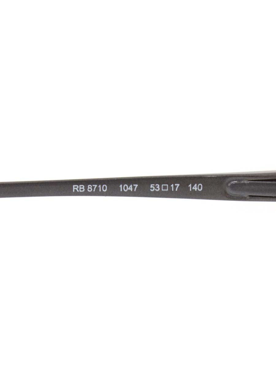 レイバン RB8710 1047 メガネ グレー チタニウム ITGW5XR749ES